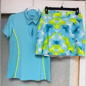 Annika Clutch Polo Short Sleeve NWT , I have a skirt to match the top